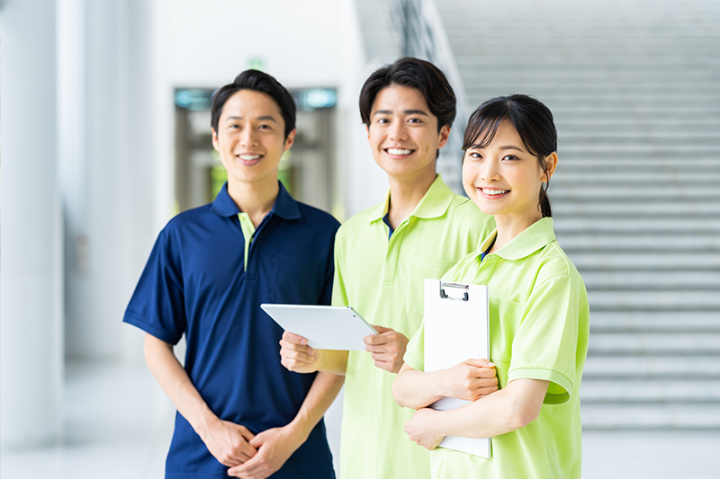 悩み事や相談がしやすいスタッフ体制